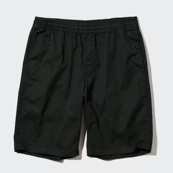 UNIQLO DRY STRETCH EASY BLACK SHORTS MENS SIZE S - Picture 1 of 8